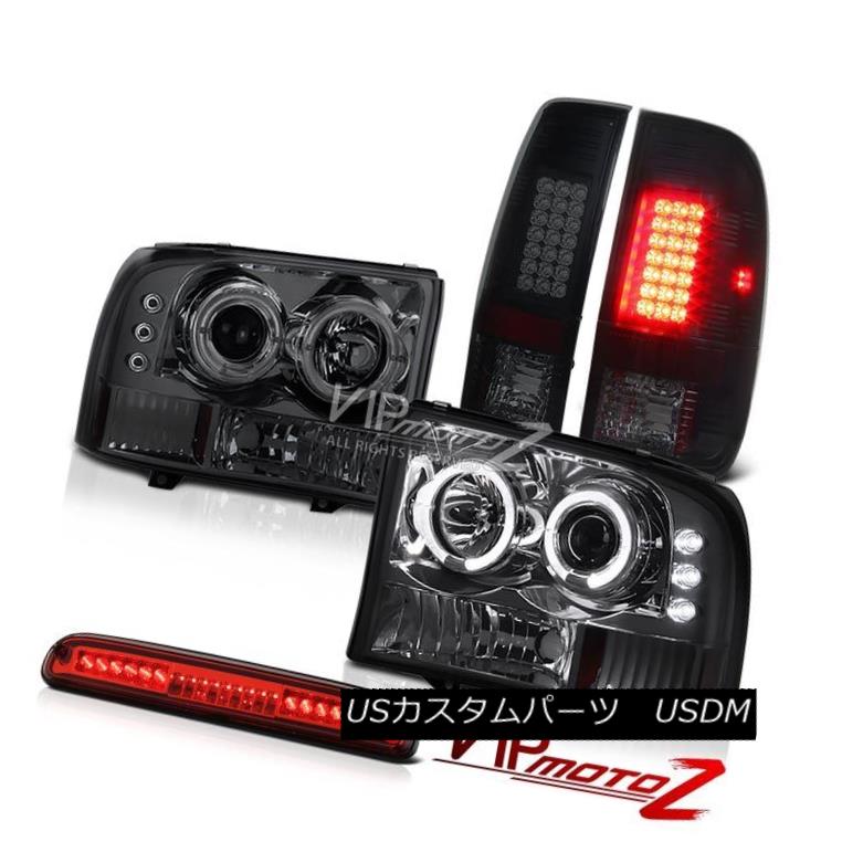 ヘッドライト Halo Headlight Smoke L.E.D Rear TailLight High Brake Cargo LED 99-04 F250 King ハローヘッドライト煙L.E.DリアTailLightハイブレーキカーゴLED 99-04 F250キング 【並行輸入品】