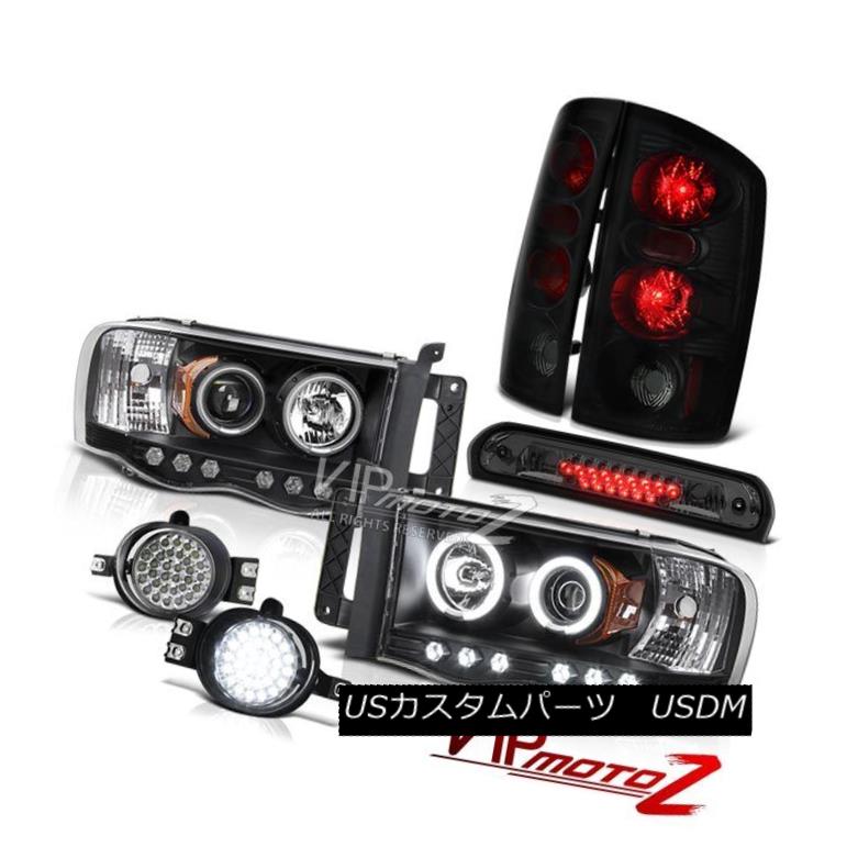 ヘッドライト 02-2005 Ram Halo Headlights Sinister Tail Lights LED Fog Roof Stop Tinted Brake 02-2005 Ram Haloヘッドライト不快テールライトLED Fog Roof Stop Tinted Brake 【並行輸入品】