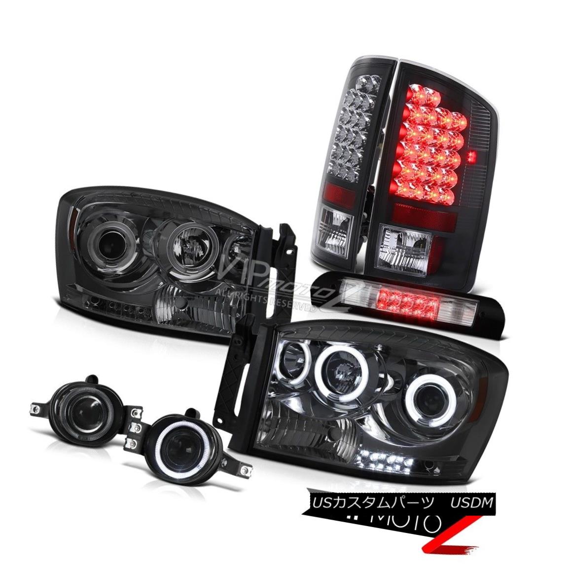 ヘッドライト 07 08 Ram 2500 CCFL Halo Headlight SMD Brake Tail Light Foglight Third Cargo LED 07 08 Ram 2500 CCFL HaloヘッドライトSMDブレーキテールライトFoglight Third Cargo LED 【並行輸入品】