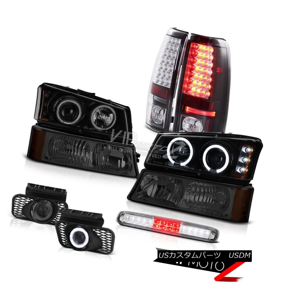 ヘッドライト 03-06 Silverado 1500 Smoked Signal Lamp High Stop Foglights Headlamps Taillights 03-06 Silverado 1500スモークシグナルランプハイストップフォグライトヘッドランプテールランプ 【並行輸入品】