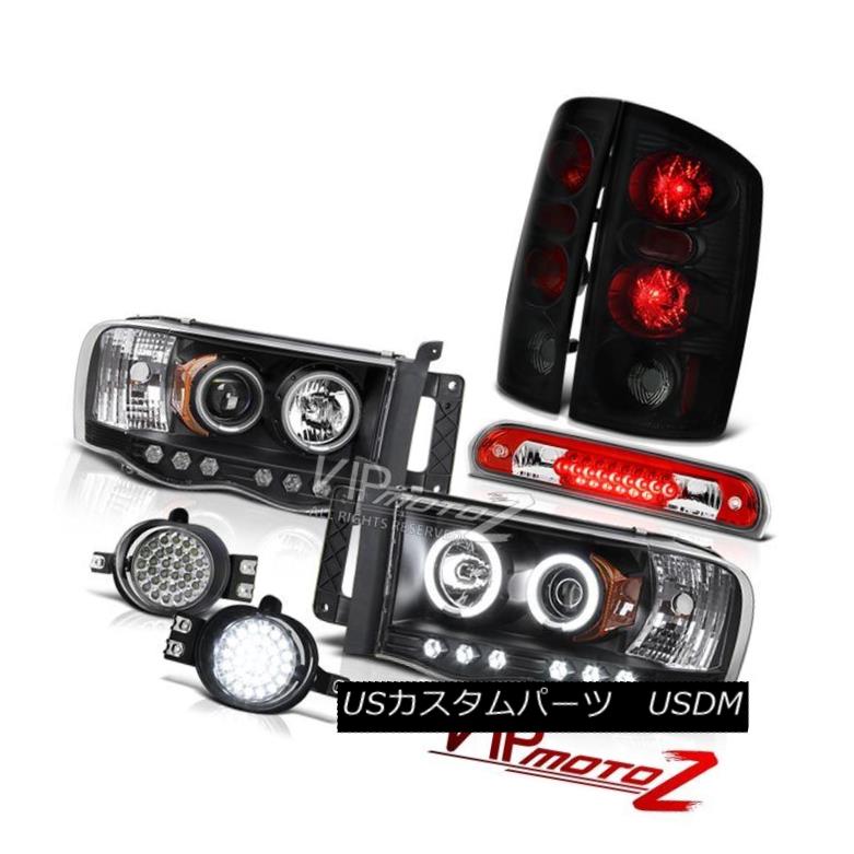 ヘッドライト 2002-2005 Dodge Ram Headlight Smoke+Black Brake Tail Lights LED Foglights Roof 2002-2005ダッジラムヘッドライト煙+ブラックブレーキテールライトLEDフォグライト屋根 【並行輸入品】