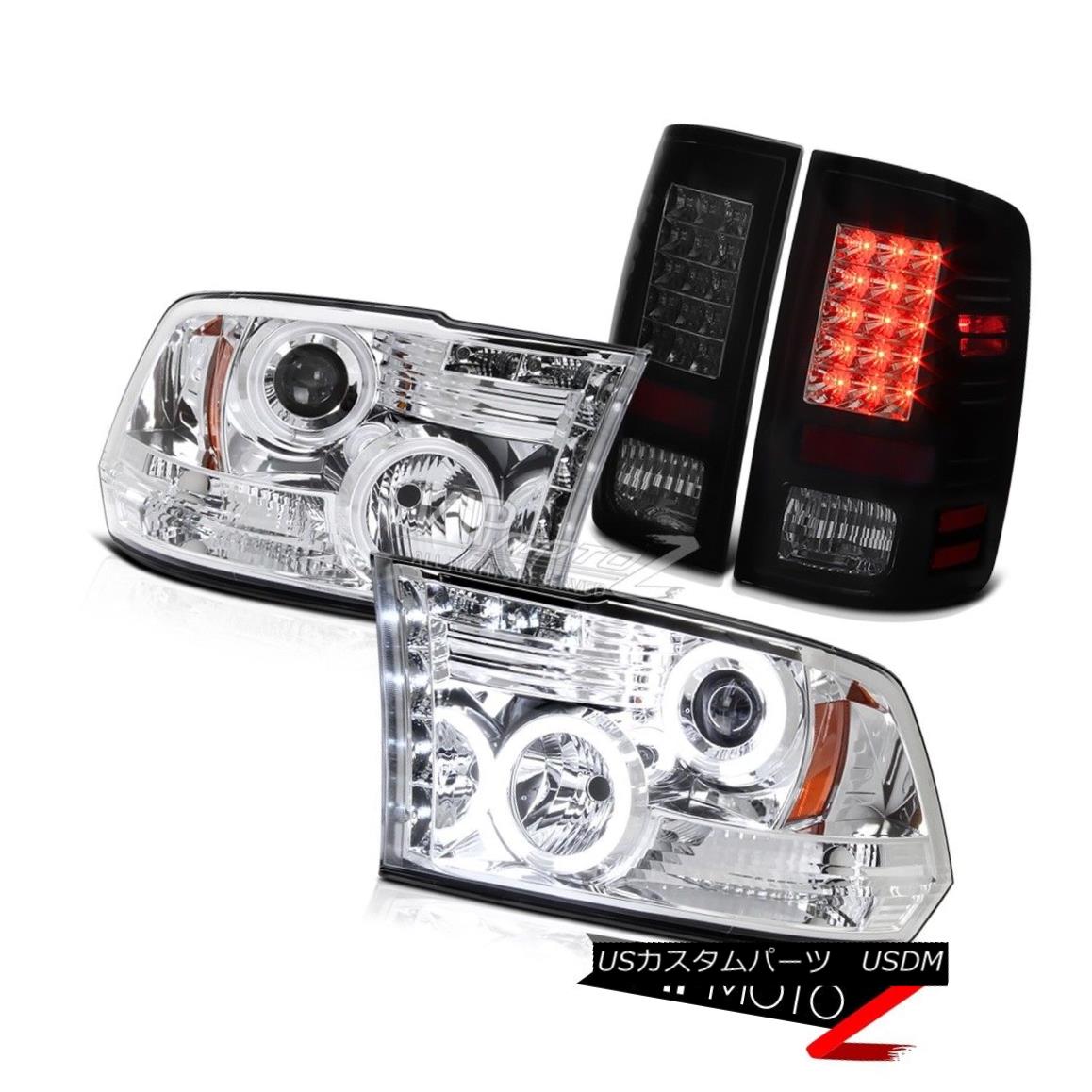 ヘッドライト 09 10 11 12 13 14 15 16 2017 Ram 1500 CCFL Halo Headlights LED Tail Light SMOKE 09 10 11 12 13 14 15 16 2017 Ram 1500 CCFL HaloヘッドライトLEDテールライトSMOKE 【並行輸入品】