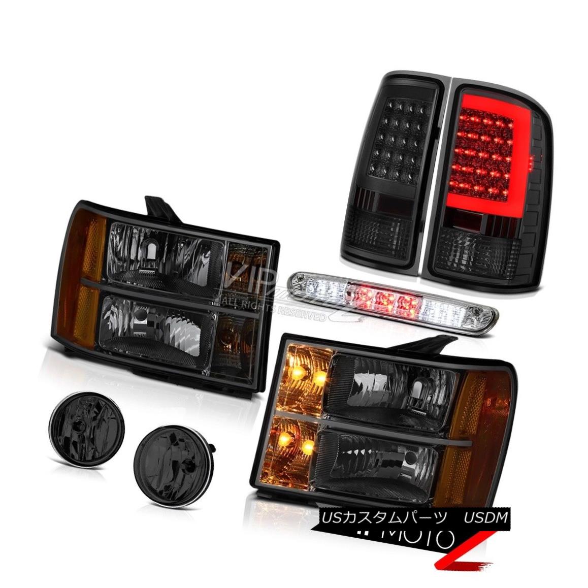 ヘッドライト 08-14 Gmc Sierra 3500 SL Rear Brake Lights Fog Headlamps Roof Lamp \