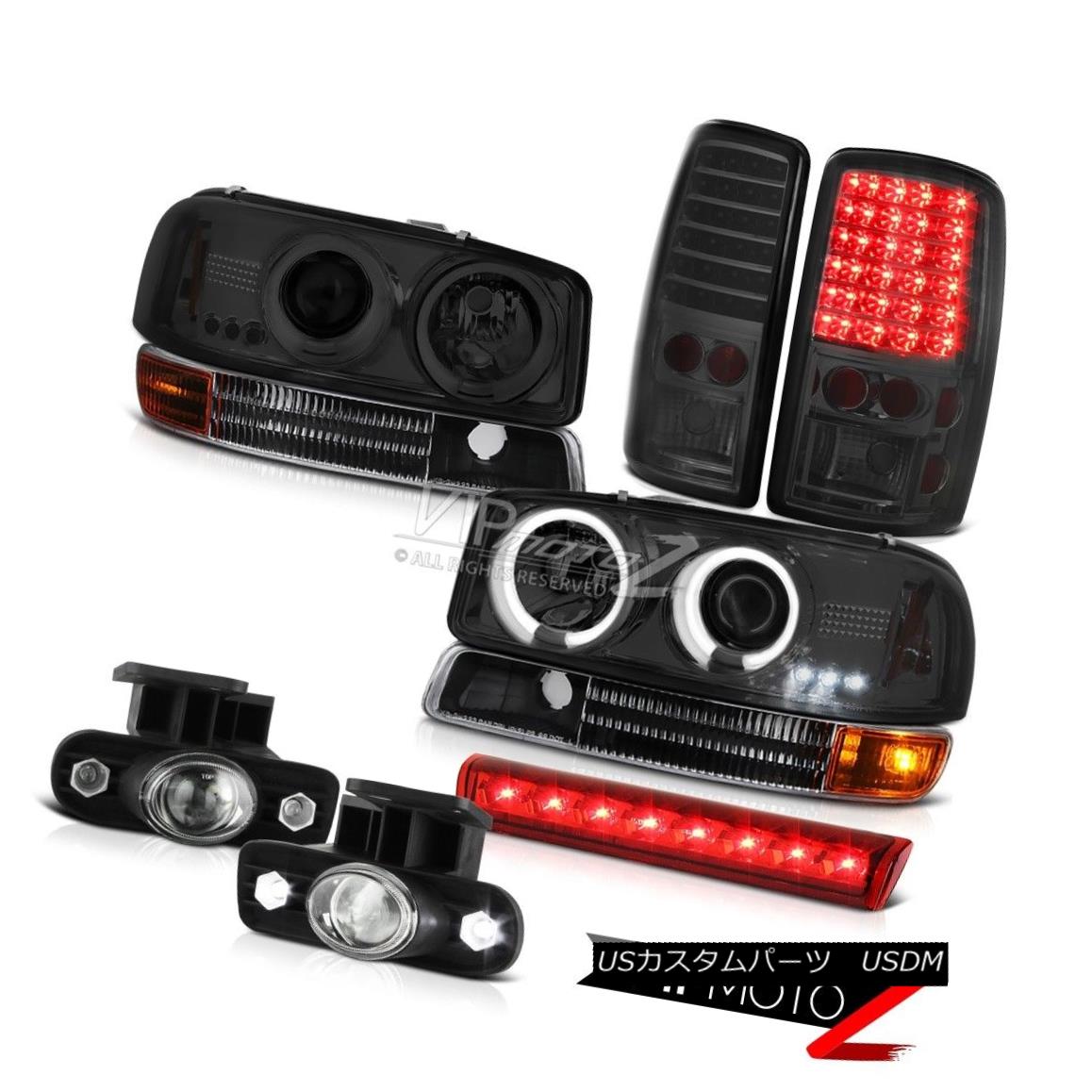 ヘッドライト 2000-2006 Yukon CCFL Halo Headlights Tail Light LED Relay FogLight 3rd Brake Red 2000-2006 Yukon CCFL HaloヘッドライトテールライトLEDリレーFogLight 3rdブレーキレッド 【並行輸入品】