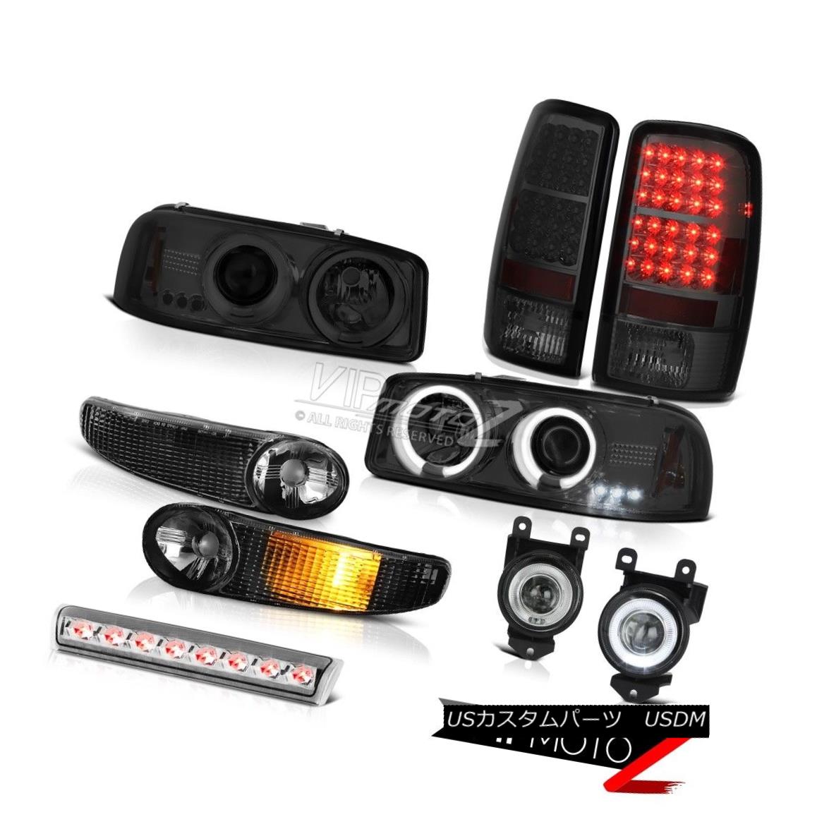 ヘッドライト CCFL 01-06 Yukon Headlights Signal Tail Lights LED Tinted Yellow FogLights Brake CCFL 01-06ユーコンヘッドライト信号テールライトLED黄色のフォグライトブレーキ 【並行輸入品】