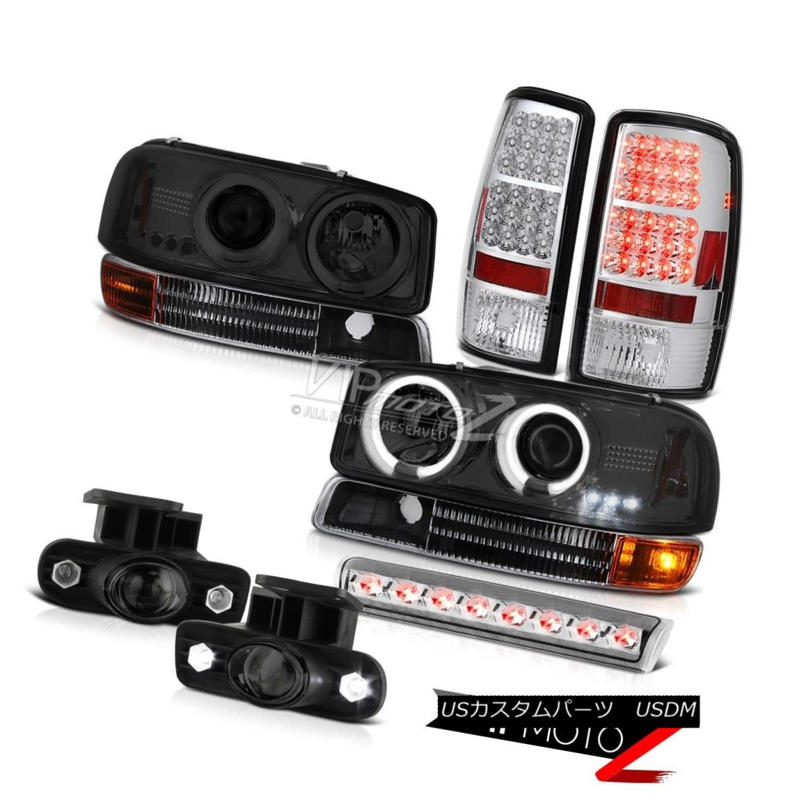 ヘッドライト 00-06 Yukon Devil's Eye CCFL Halo Headlights LED Tail Lights FogLamps Roof Brake 00-06ユーコンデビルズアイCCFL HaloヘッドライトLEDテールライトフォグランプルーフブレーキ 【並行輸入品】