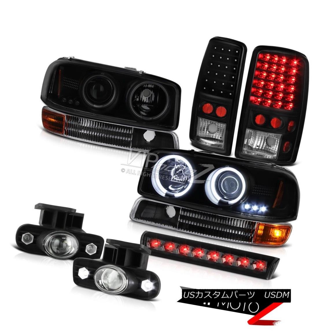 ヘッドライト Devil CCFL Halo Headlight LED Black Tail Light Fog Lamp Brake Cargo 00-06 Yukon 悪魔CCFLハローヘッドライトLEDブラックテールライトフォグランプブレーキカーゴ00-06ユーコン 【並行輸入品】