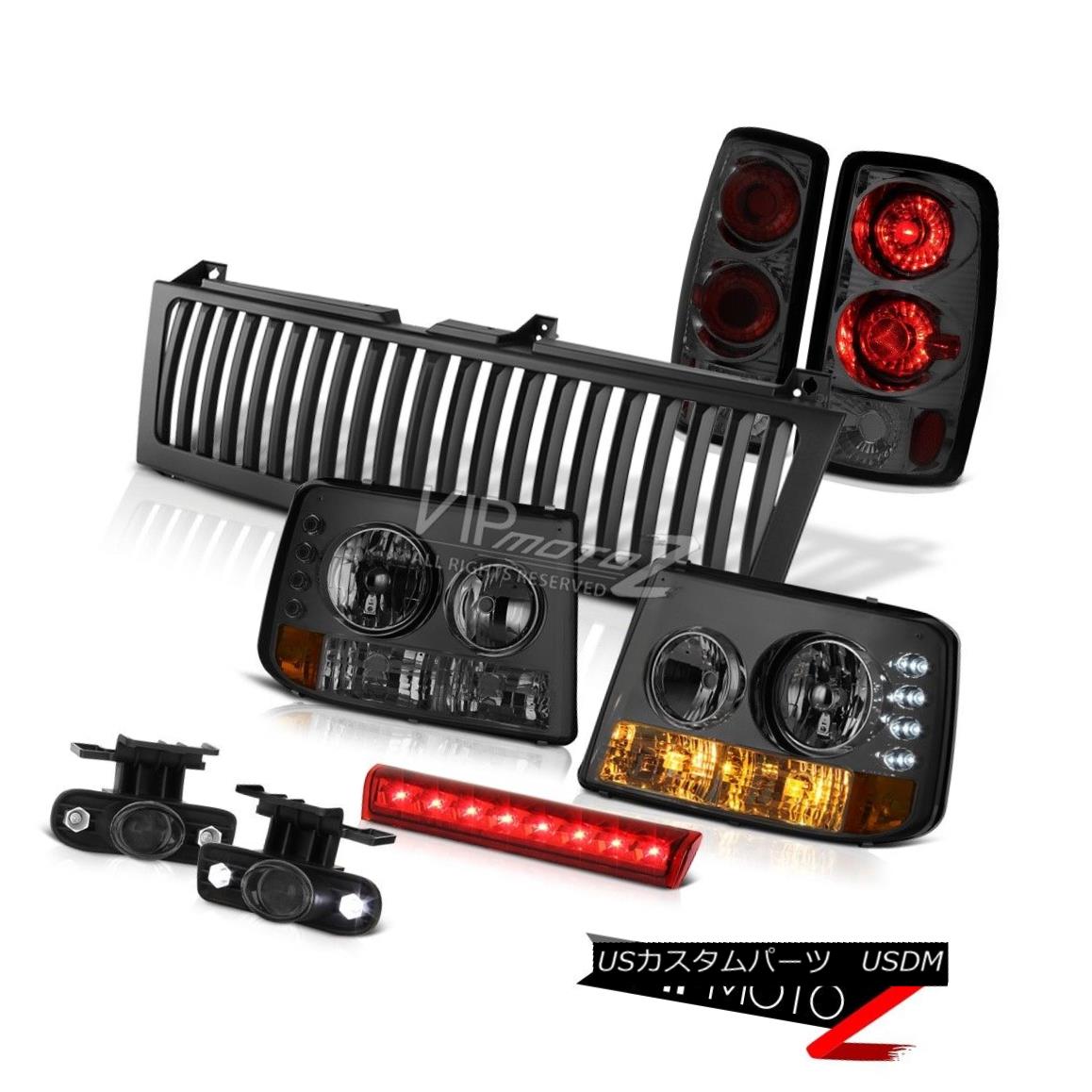 ヘッドライト Headlights Signal Tail Lights Smoke Fog Brake LED Red Black 2000-06 Suburban LS ヘッドライト信号テールライトスモークフォグブレーキLEDレッドブラック2000-06郊外LS 【並行輸入品】