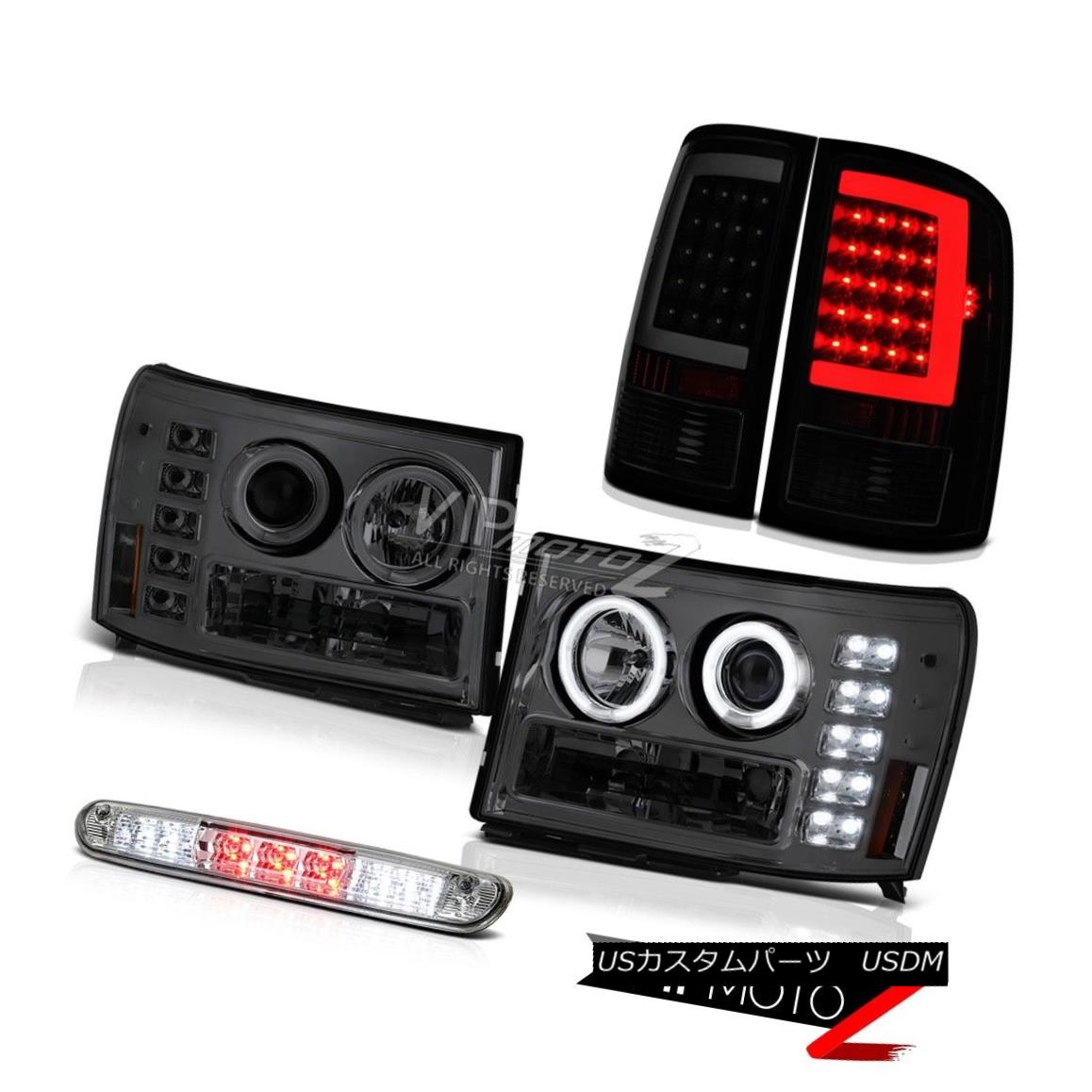 ヘッドライト 2008-2014 Sierra 3500 SLT Rear Brake Lights Headlamps Third Lamp Ccfl Angel Eye 2008-2014 Sierra 3500 SLTリアブレーキライトヘッドランプ第3ランプCcfl Angel Eye 【並行輸入品】