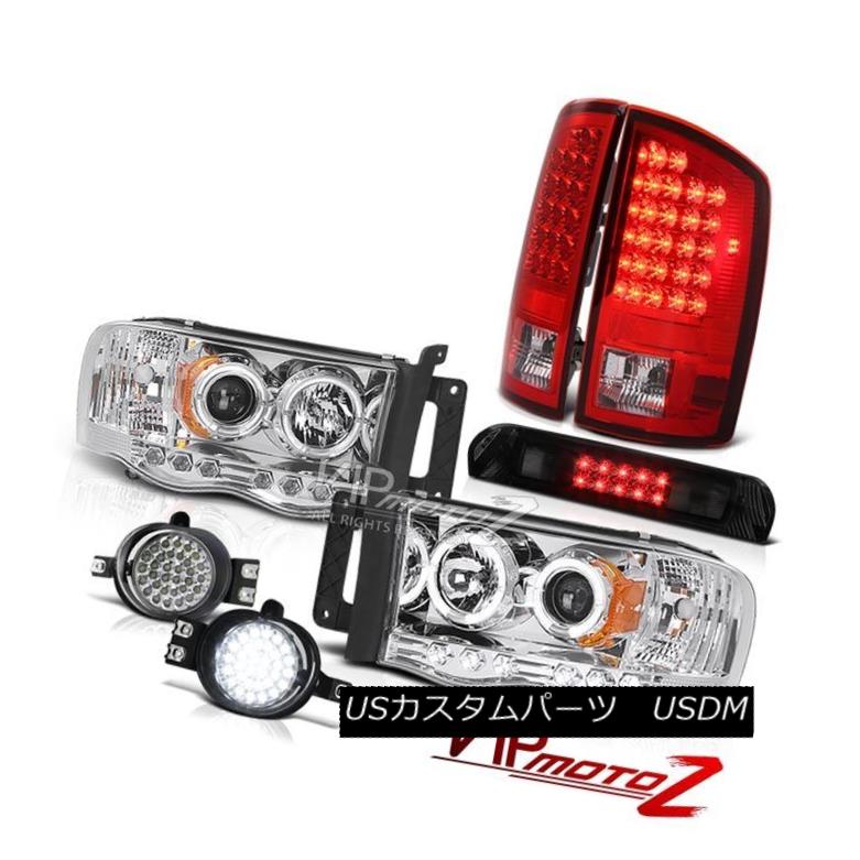 ヘッドライト Crystal Halo LED Headlight Taillight Red Fog Roof Brake Cargo 2002-2005 Ram 2500 クリスタルハローLEDヘッドライトテールライトレッドフォグ屋根ブレーキカーゴ2002-2005 Ram 2500 【並行輸入品】