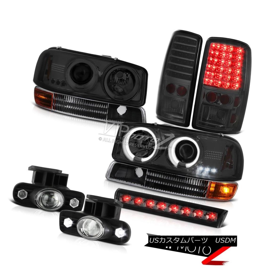 ヘッドライト Smoke CCFL Halo Headlight LED Tail Lamp FogLight Switch Roof Stop 00-06 Yukon XL 煙CCFLハローヘッドライトLEDテールランプFogLightスイッチルーフストップ00-06ユーコンXL 【並行輸入品】