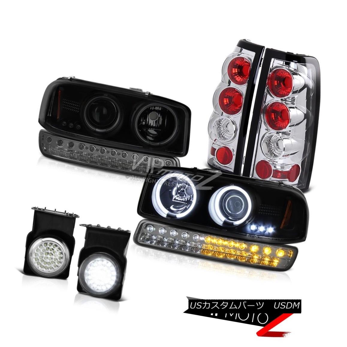 ヘッドライト 03-06 Sierra 5.3L Fog Lights Parking Brake Smoked Lamp CCFL Headlights LED SMD 03-06 Sierra 5.3LフォグライトパーキングブレーキスモークランプCCFLヘッドライトLED SMD 【並行輸入品】
