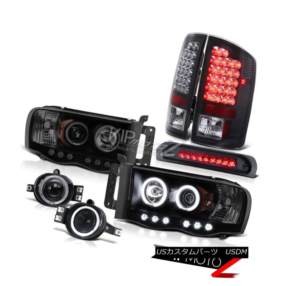 ヘッドライト 2002-2005 Ram 3500 Projector Halo Headlights LED Tail Lights Foglight Stop Light 2002-2005 Ram 3500プロジェクターHaloヘッドライトLEDテールライトFoglight Stop Light 【並行輸入品】