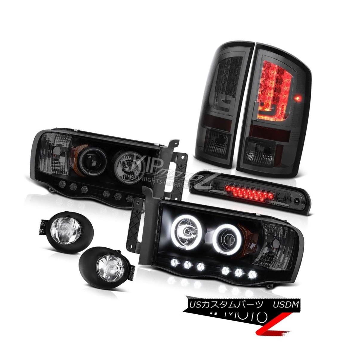 ヘッドライト 2003-2005 Dodge Ram 3500 ST Tail Lamps Fog Headlamps Roof Brake Light Ccfl Ring 2003-2005 Dodge Ram 3500 STテールランプ曇りヘッドランプルーフブレーキライトCcflリング 【並行輸入品】