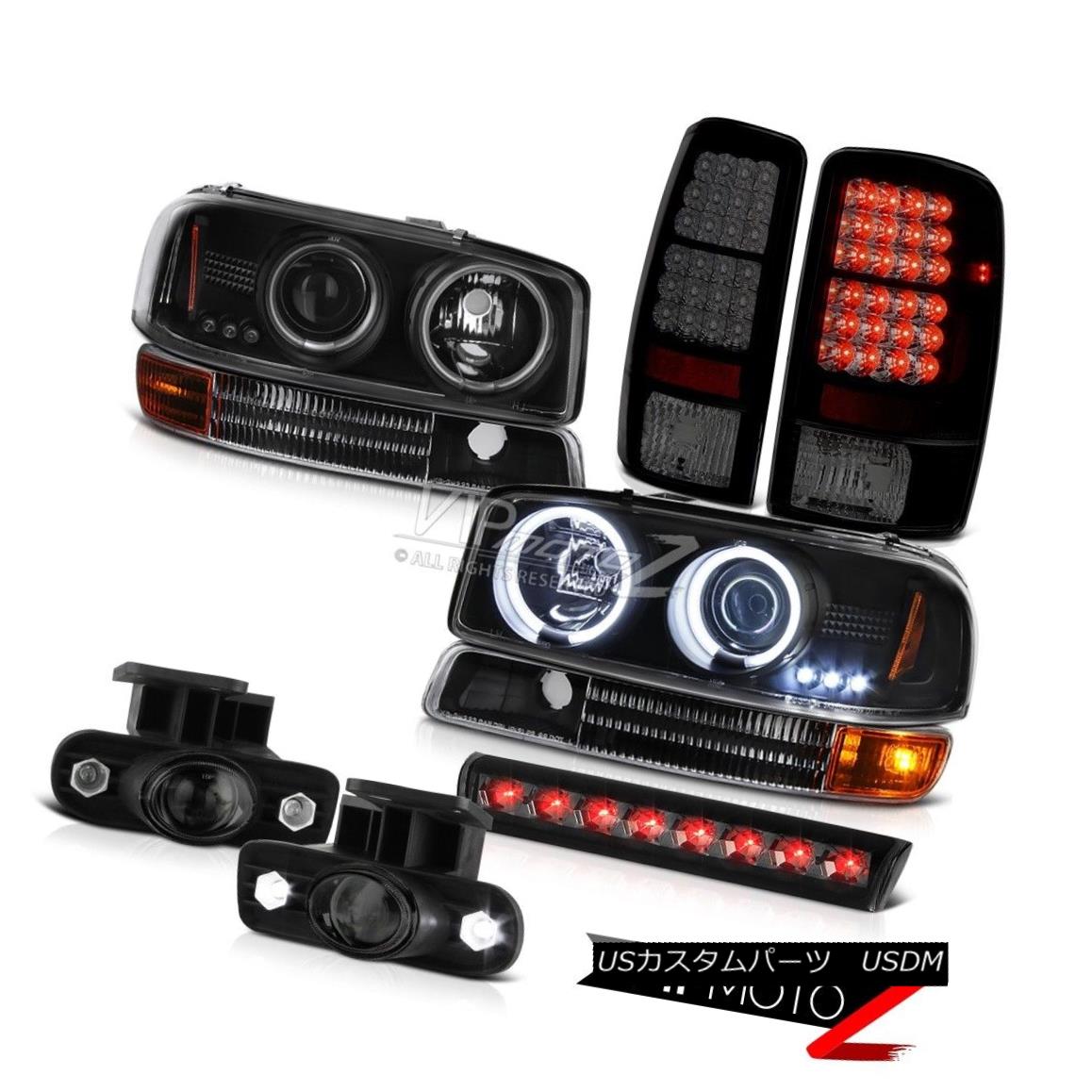 ヘッドライト 00-06 Yukon Fluorescence Halo Headlights LED Bulbs Taillights Projector FogLight 00-06ユーコン蛍光灯ヘッドライトLED電球幼児用プロジェクターFogLight 【並行輸入品】