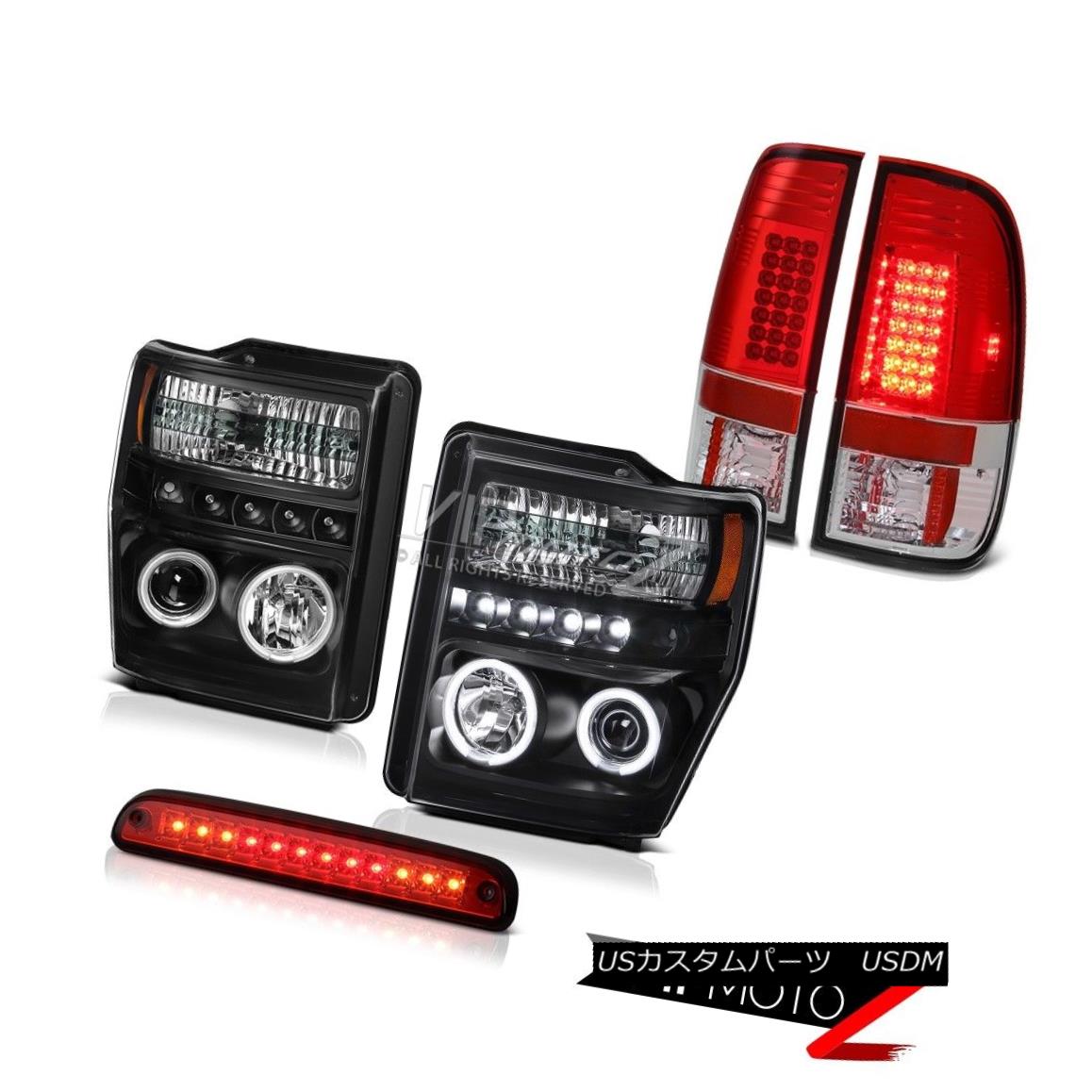 ヘッドライト Fluorescence Halo Headlights 3rd Brake LED Tail Lights 08 09 10 F350 TurboDiesel 蛍光ハローヘッドライト第3ブレーキLEDテールライト08 09 10 F350 TurboDiesel 【並行輸入品】
