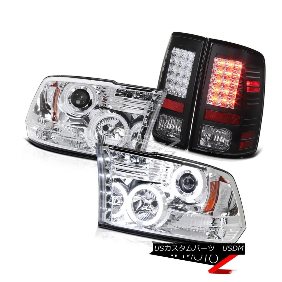ヘッドライト 17 CCFL HALO Projector Chrome Headlight+Led Tail Light 2009-2015 2016 Dodge RAM 17 CCFLハロープロジェクタークロームヘッドライト+ Ledテールライト2009-2015 2016 Dodge RAM 【並行輸入品】