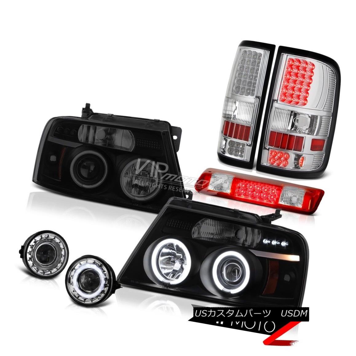ヘッドライト 06 07 08 Ford F150 XLT Fog Lamps Red High Stop Lamp Tail Headlamps SMD Brightest 06 07 08フォードF150 XLTフォグランプ赤ハイストップランプテールヘッドランプSMDブライト 【並行輸入品】