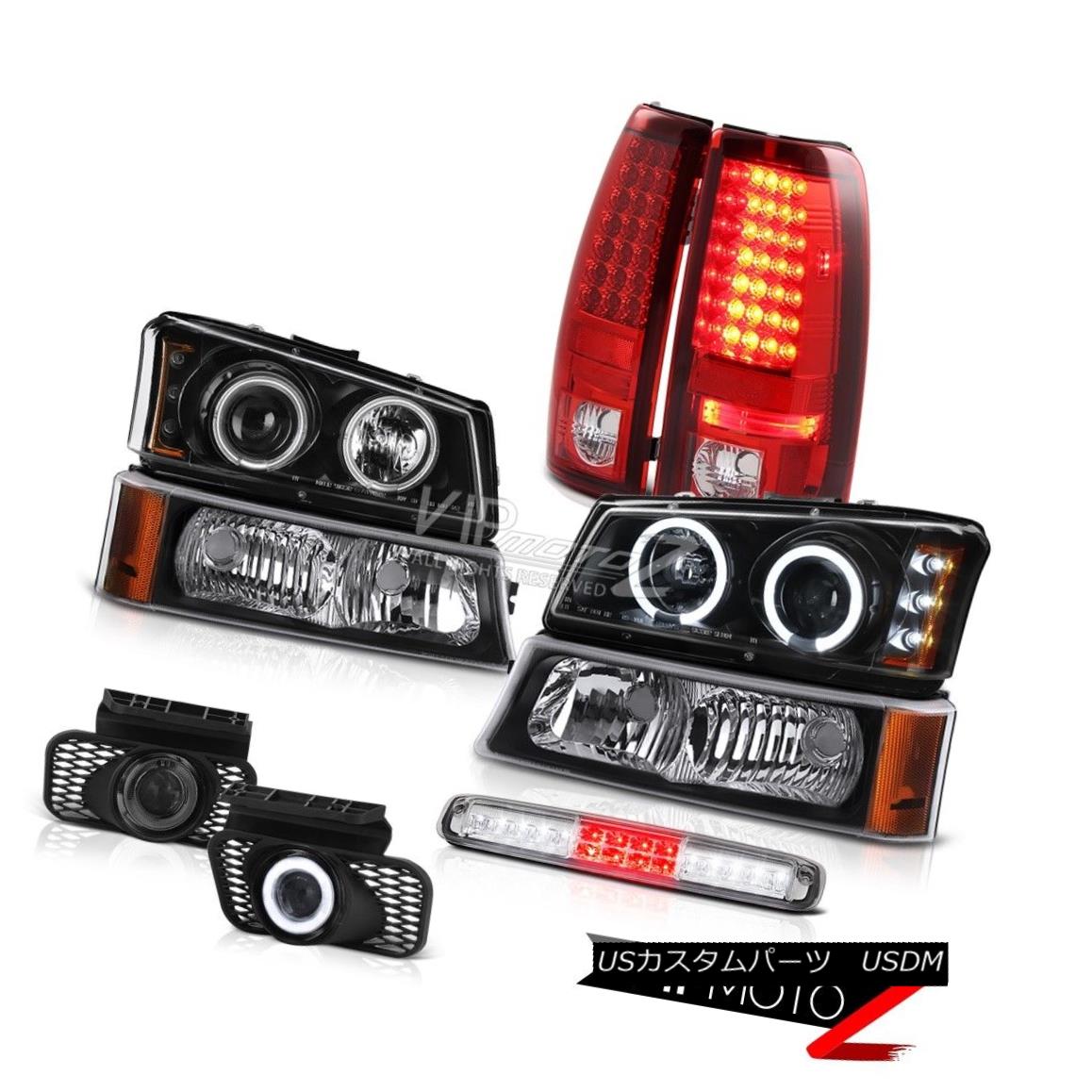 ヘッドライト 03-06 Silverado Bumper Lamp High Stop Foglights Headlights Bloody Red Tail Lamps 03-06シルバラードバンパーランプハイストップフォグライトヘッドライトブラッディレッドテールランプ 【並行輸入品】