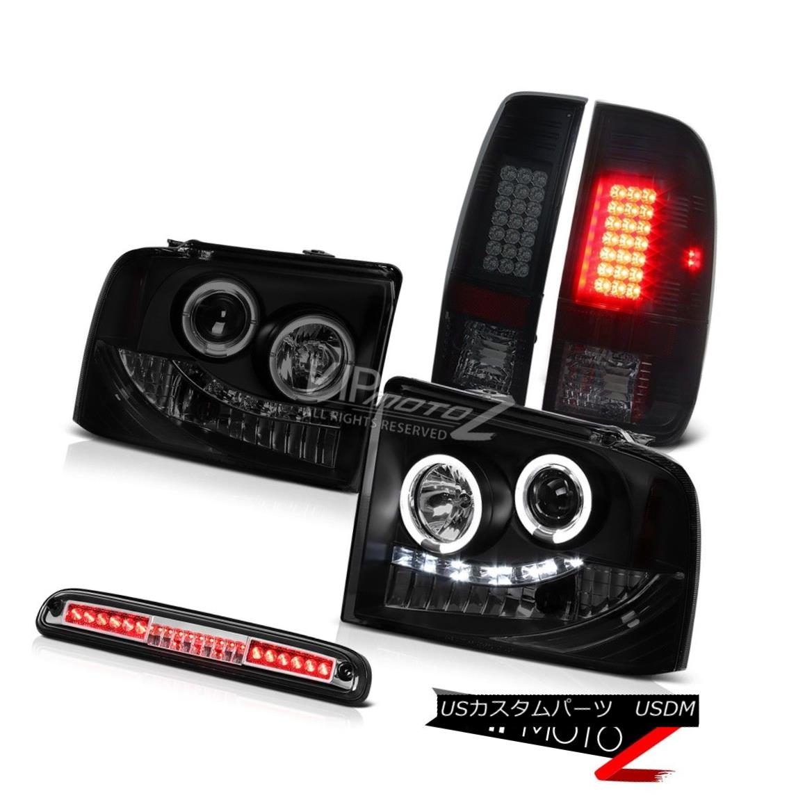ヘッドライト Angel Eye Headlights LED Tail Lights Roof Brake Cargo 05-07 F250 Harley Davidson エンジェルアイヘッドライトLEDテールライトルーフブレーキカーゴ05-07 F250ハーレーダビッドソン 【並行輸入品】