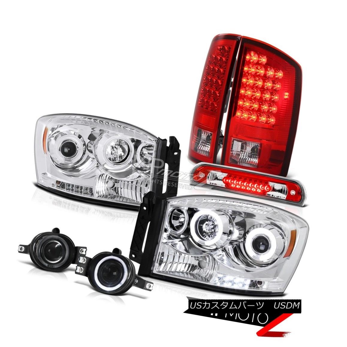 ヘッドライト CCFL Headlamps LED Tail Lights Projector Driving Fog Roof Brake Cargo 06 Ram V6 CCFLヘッドランプLEDテールライトプロジェクタードライビングフォグ屋根ブレーキカーゴ06 Ram V6 【並行輸入品】