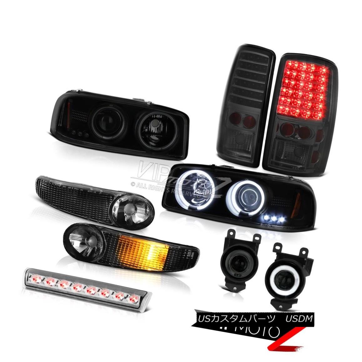 ヘッドライト 01-06 Yukon Halo Headlight Bumper Tail Lights Driving Fog Clear 3rd Brake Lamp 01-06ユーコンヘイローヘッドライトバンパーテールライトドライビングフォグクリア第3ブレーキランプ 【並行輸入品】