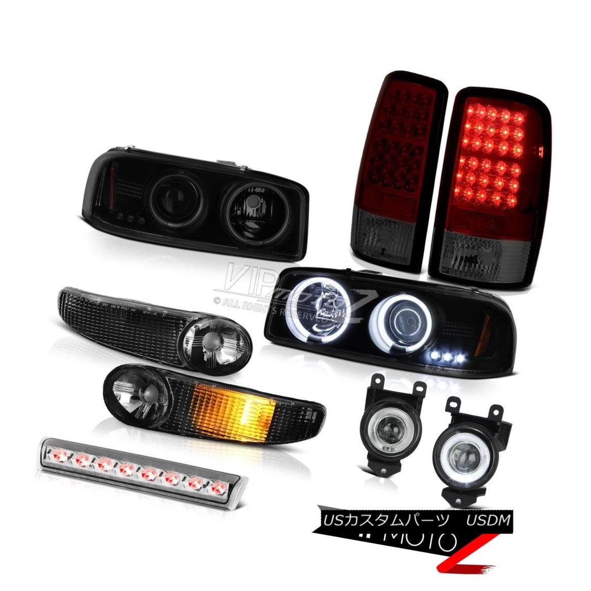 ヘッドライト Fog Lamps Brake LED 01-06 Yukon Projector Headlight CCFL Halo Signal Tail Lights フォグランプブレーキLED 01-06ユーコンプロジェクターヘッドライトCCFL Halo Signal Tail Lights 【並行輸入品】