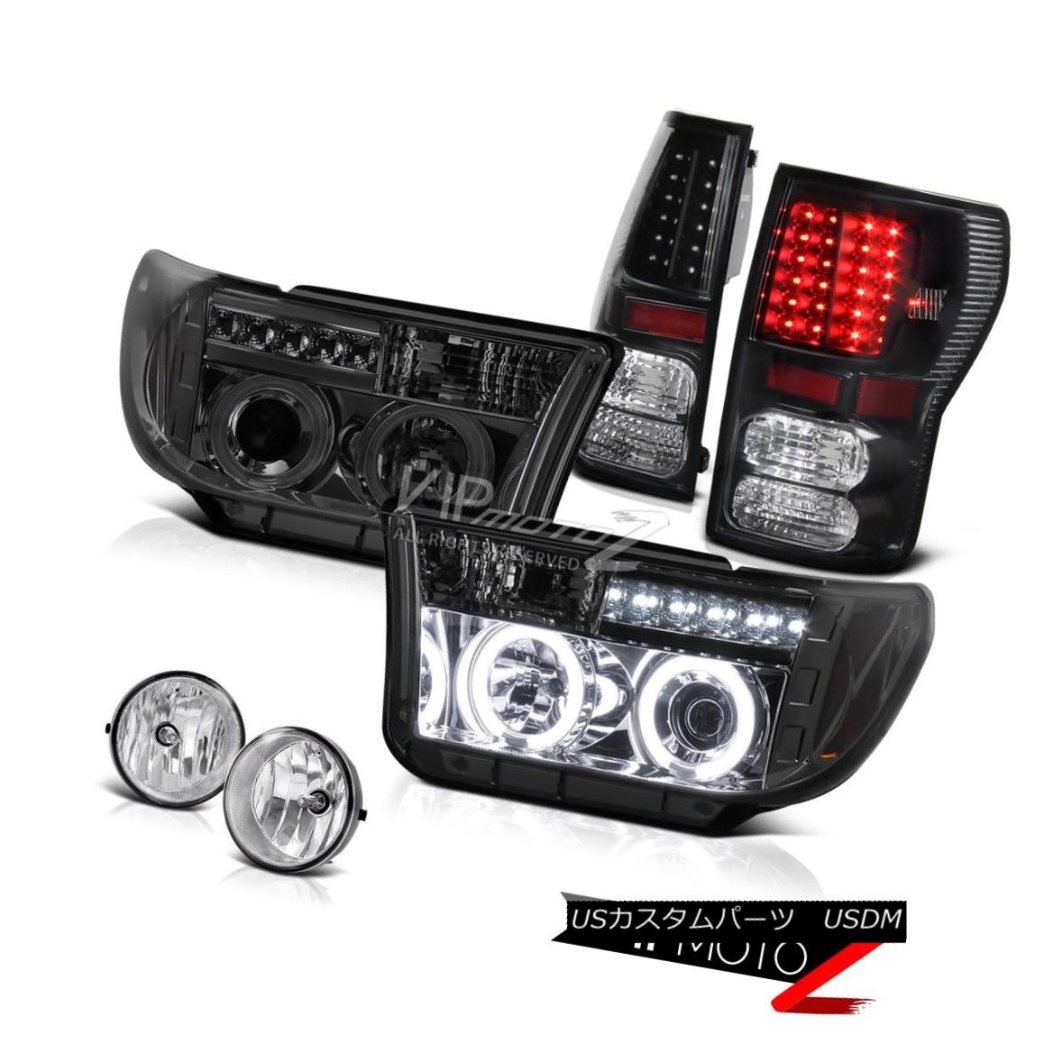 ヘッドライト 07-13 Ttoyota undra CCFL Halo Projector Headlight+Led Tail Light+Fog Lamp 07-13トヨタツンドラCCFLハロープロジェクターヘッドライト+ Ledテールライト+フォグランプ 【並行輸入品】