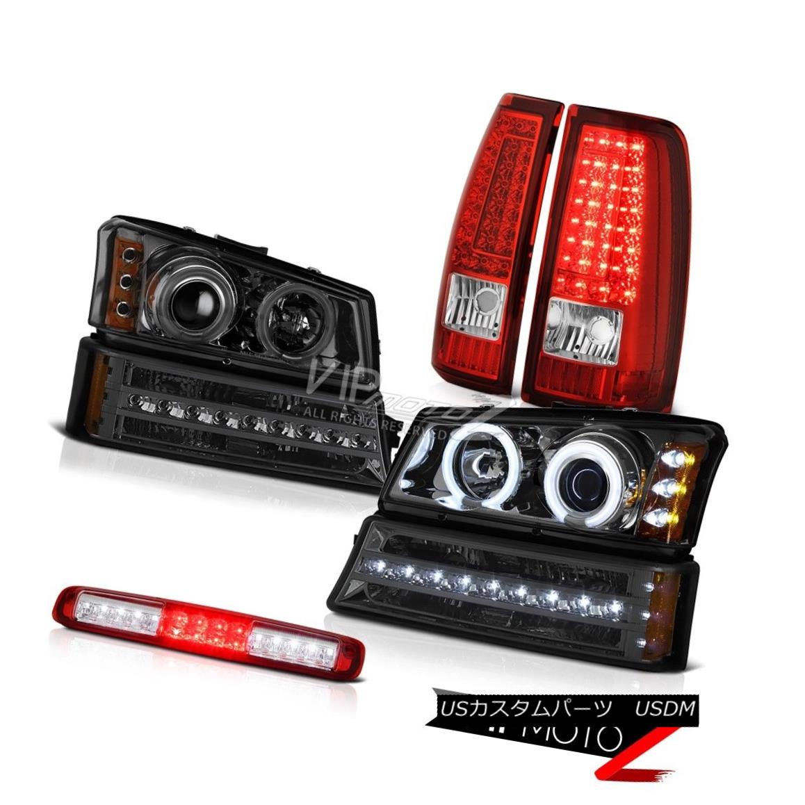 ヘッドライト 2003-2006 Chevy Silverado 1500 3RD Brake Lamp Tail Lamps Bumper Light Headlamps 2003-2006シボレーシルバラード1500 3RDブレーキランプテールランプバンパーライトヘッドランプ 【並行輸入品】