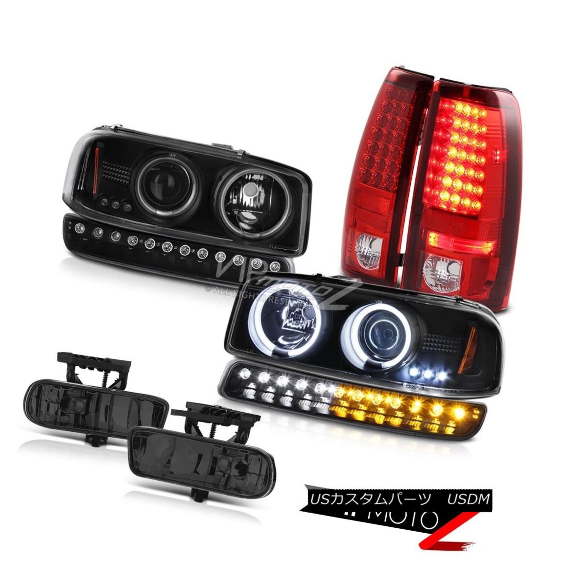 ヘッドライト 99-02 Sierra C3 Smoked fog lights smd taillamps signal light ccfl headlamps LED 99-02 Sierra C3スモークフォグライトsmdテールライト信号光ccflヘッドライトLED 【並行輸入品】