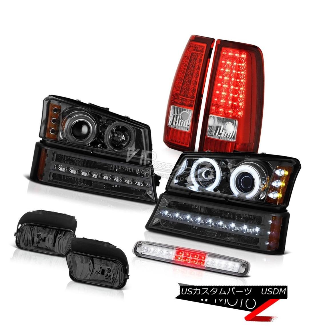 ヘッドライト 03-06 Silverado High Stop Lamp Fog Lights Wine Red Taillights Bumper Headlights 03-06 Silveradoハイストップランプフォグライトワインレッドテールライトバンパーヘッドライト 【並行輸入品】
