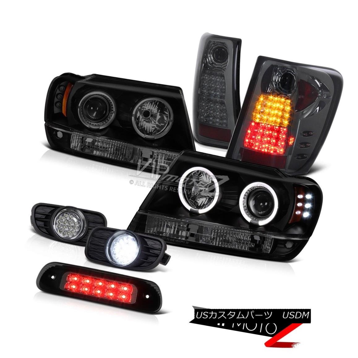 ヘッドライト 1999-2003 Jeep Grand Cherokee 4X4 Roof Brake Light Fog Lights Tail Headlamps Smd 1999-2003 Jeep Grand Cherokee 4X4ルーフブレーキライトフォグライトテールヘッドランプSmd 【並行輸入品】