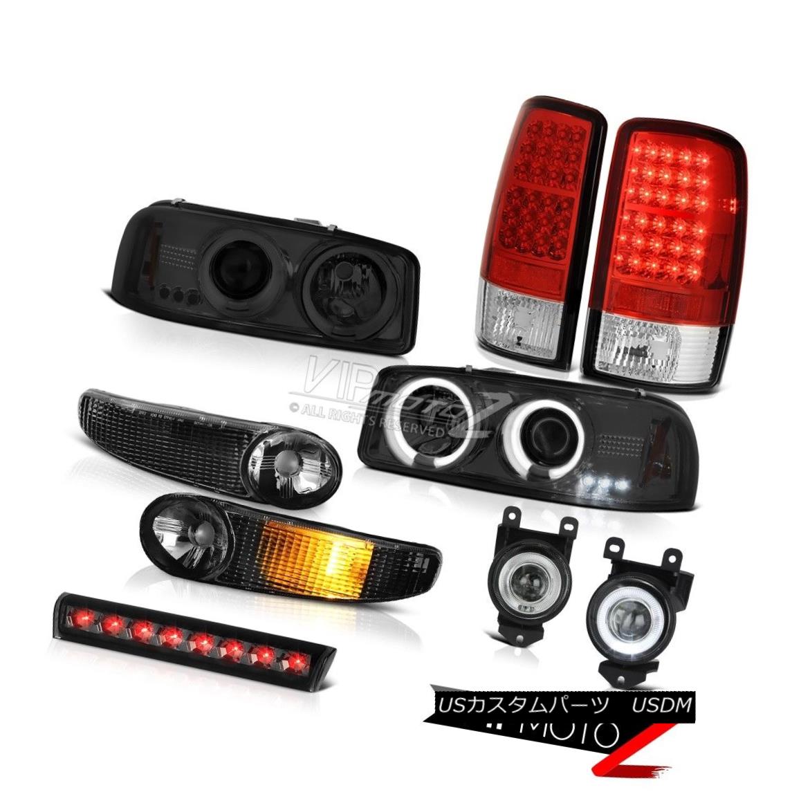 ヘッドライト Halo CCFL Headlights Bumper Signal Tail Lights 01-06 Denali Yellow Fog Lamps LED Halo CCFLヘッドライトバンパー信号テールライト01-06デナリイエローフォグランプLED 【並行輸入品】