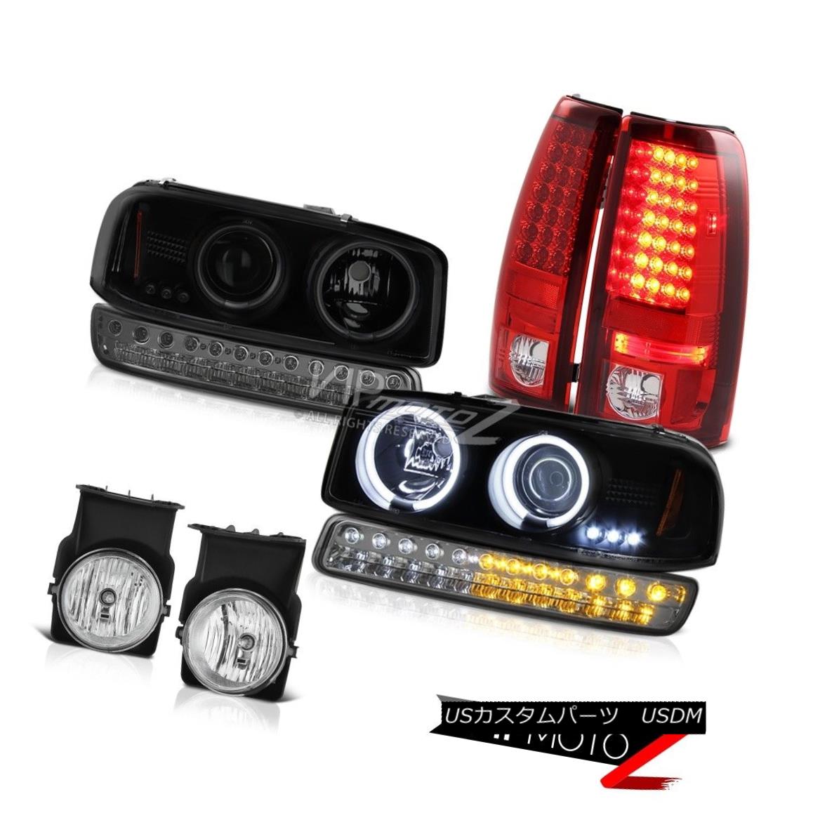 ヘッドライト 03-06 Sierra 2500 Euro clear Fog Lamps SMD Tail Brake Parking Lamp Headlights 03-06 Sierra 2500 EuroクリアフォグランプSMDテールブレーキパーキングランプヘッドライト 【並行輸入品】