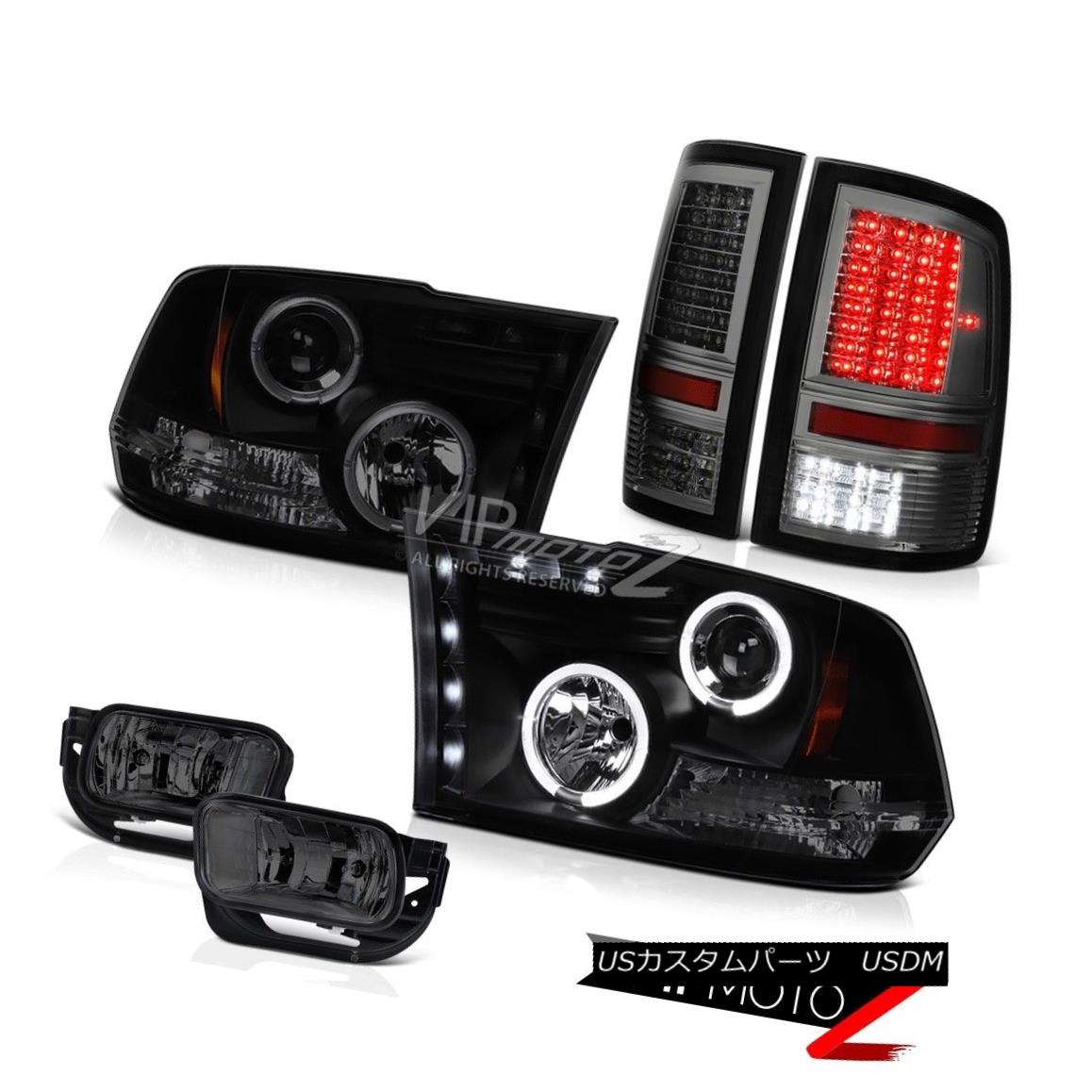ヘッドライト 2010-2017 Ram 3500 5.7L Rear Brake Lamps Fog Headlights Dual Halo \