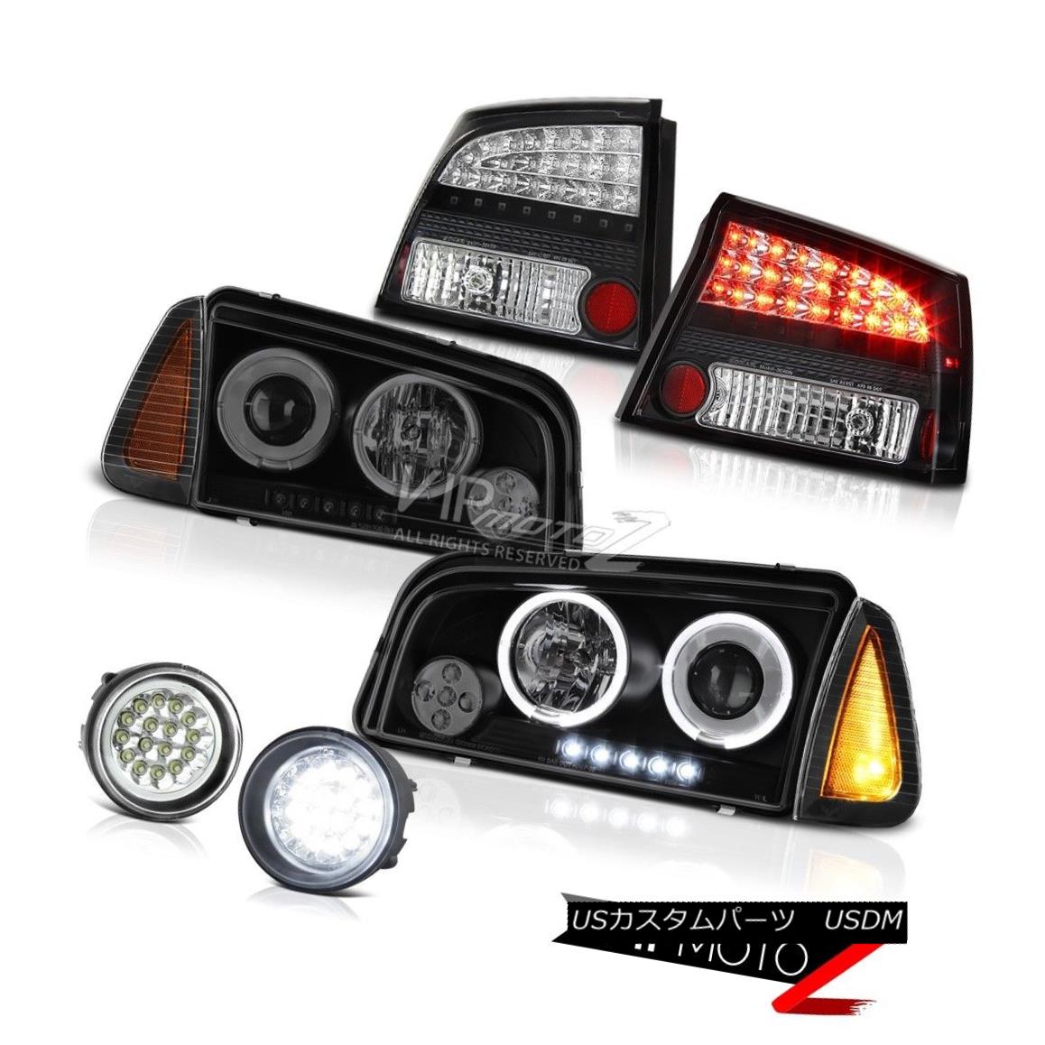 ヘッドライト 09-10 Dodge Charger SXT Fog lamps tail parking lamp projector Headlamps SMD DRL 09-10ダッジチャージャーSXTフォグランプテールパーキングランププロジェクターヘッドランプSMD DRL 【並行輸入品】
