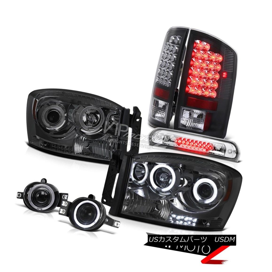 ヘッドライト 07-08 Ram 2500 Daytime Running CCFL Headlight SMD Brake Tail Light Fog Third LED 07-08 Ram 2500日中走行CCFLヘッドライトSMDブレーキテールライトフォグ第3 LED 【並行輸入品】