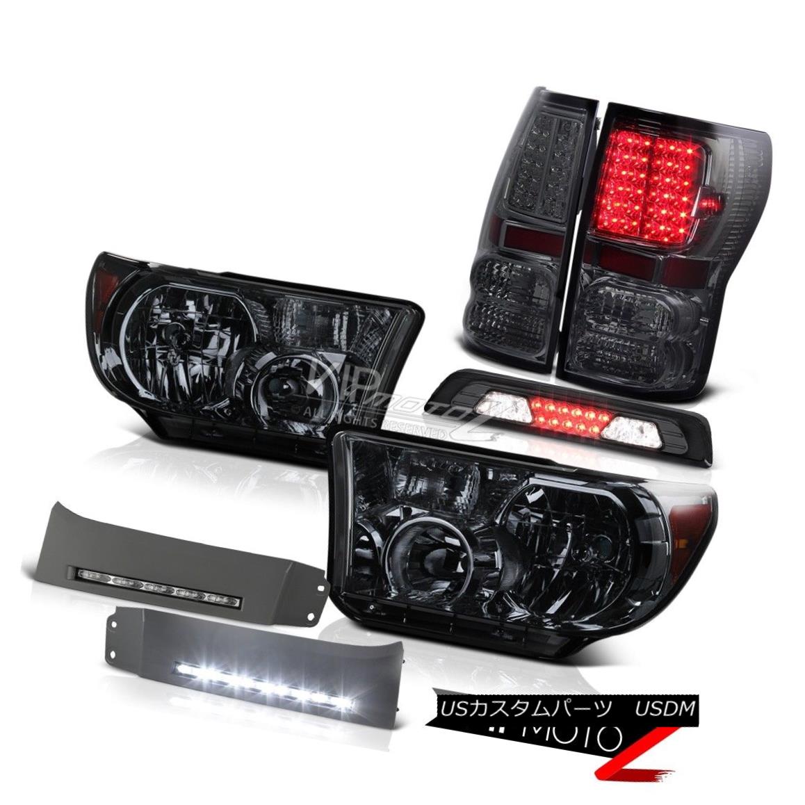 ヘッドライト 07-13 Toyota Tundra SR5 Headlamps DRL Strip Roof Cab Lamp Taillights Assembly 07-13トヨタトンドラSR5ヘッドランプDRLストリップ屋根キャブランプ灯台アセンブリ 【並行輸入品】