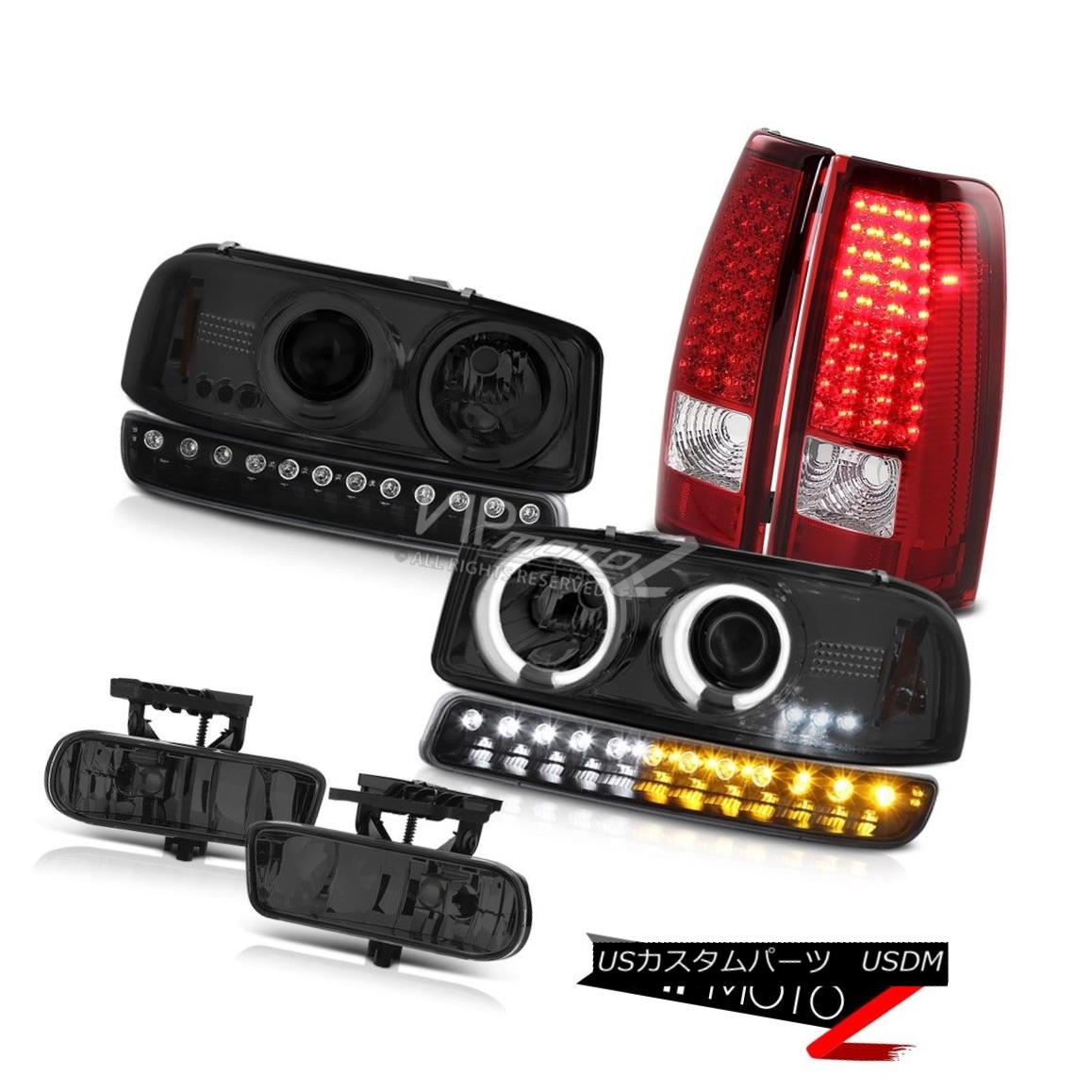 ヘッドライト 99-02 Sierra WT Foglamps red smd tail lamps black bumper light ccfl headlamps 99-02シエラWTフォグランプ赤smdテールランプ黒バンパーライトccflヘッドライト 【並行輸入品】