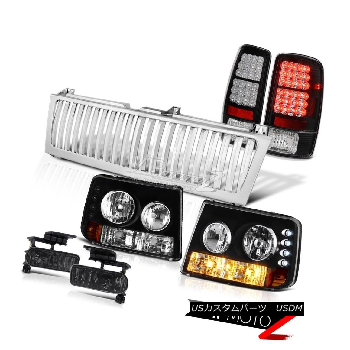 ライト ランプ ベストセラー Led Brake Black Headlight Tahoe 04 03 02 01 00 ヘッドライト Taillight 04タホヘッドライトブラックブレーキledテールライトスモークフォグクロームグリル 03 02 01 00 Grille Chrome Fog Smoke