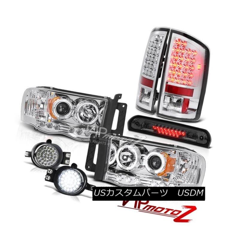 ヘッドライト 02-05 Ram ST Headlights Halo DRL LED Chrome Taillamp Bumper Fog Tinted 3rd Brake 02-05 Ram STヘッドライトHalo DRL LED Chrome TaillampバンパーフォグTinted 3rd Brake 【並行輸入品】