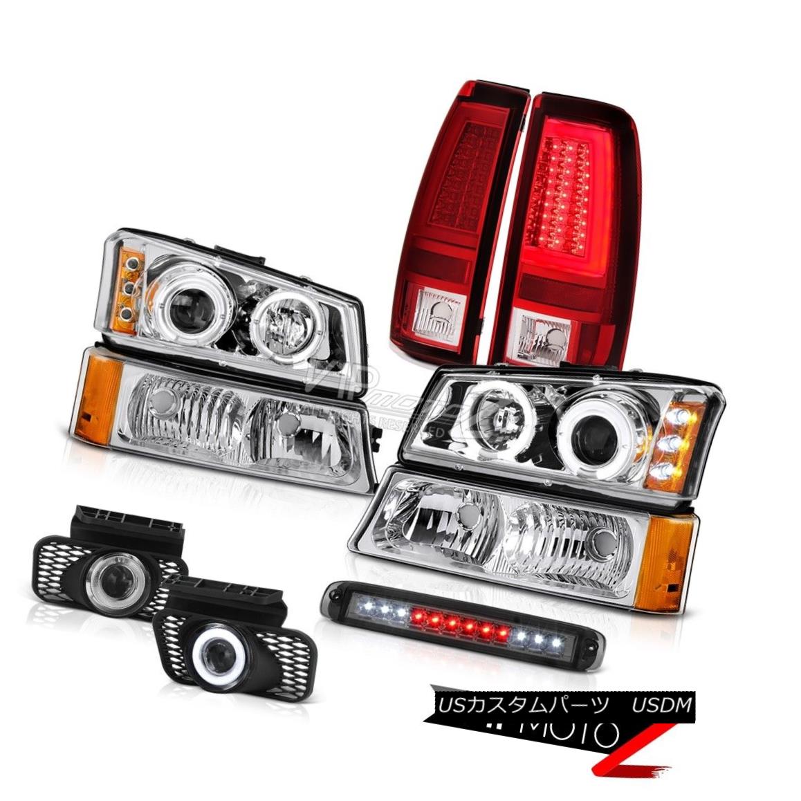 ヘッドライト 03-06 Silverado Taillights Roof Brake Lamp Parking Foglamps Headlamps Projector 03-06シルバラードテールライトルーフブレーキランプパーキングフォグランプヘッドランププロジェクター 【並行輸入品】
