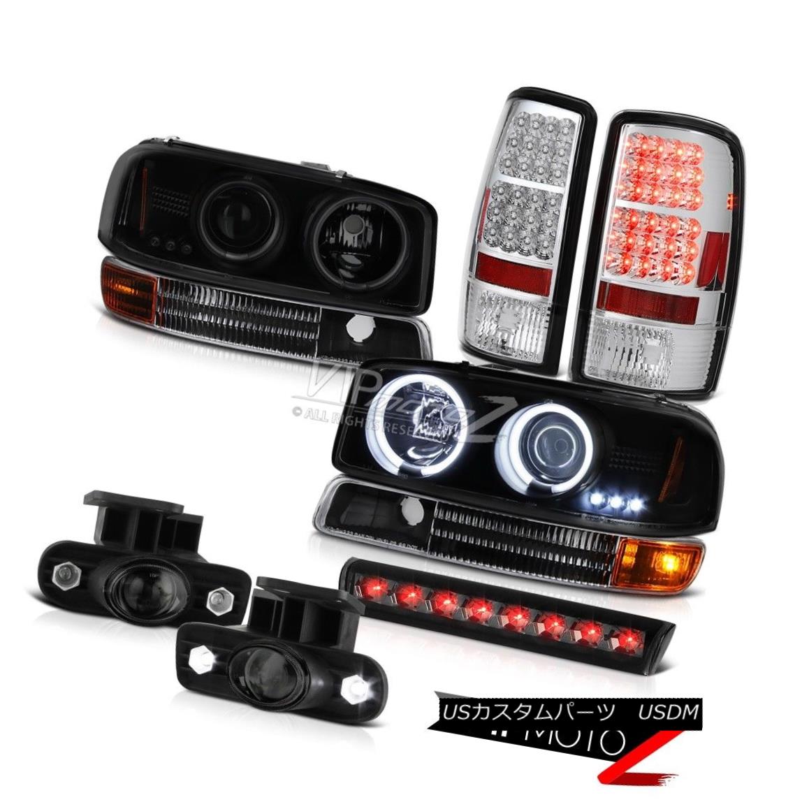 ヘッドライト 00-06 GMC Yukon XL CCFL Angel Eye Headlights Tail Lights FogLights High Stop LED 00-06 GMC Yukon XL CCFLエンジェルアイヘッドライトテールライトFogLightsハイストップLED 【並行輸入品】