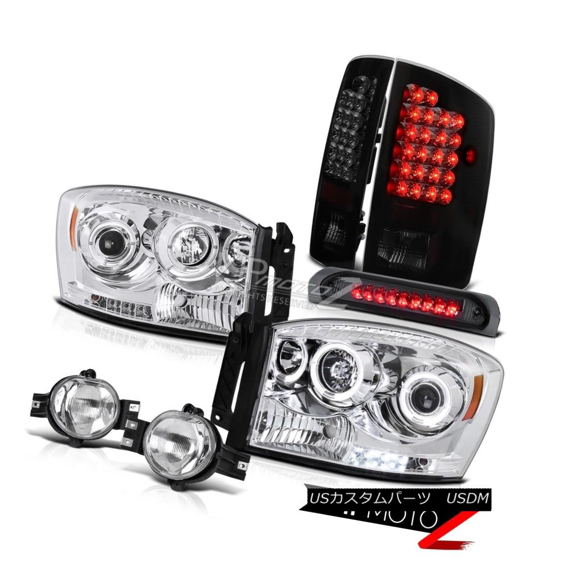 ヘッドライト EXCLUSIVE SINISTER BLK LED Rear Tail Light+Angel EYe Headlight+Fog+Rear Cab Lamp 排他的なSINISTER BLK LEDリアテールライト+エンジェルEYeヘッドライト+フォグ+ リアキャブランプ 【並行輸入品】
