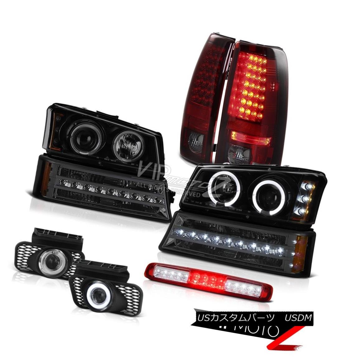 ヘッドライト 03-06 Silverado Roof Cab Lamp Chrome Foglamps Smokey Parking Headlamps Taillamps 03-06 Silveradoルーフキャブランプクロームフォグランプスモーキー駐車場ヘッドランプタイルランプ 【並行輸入品】