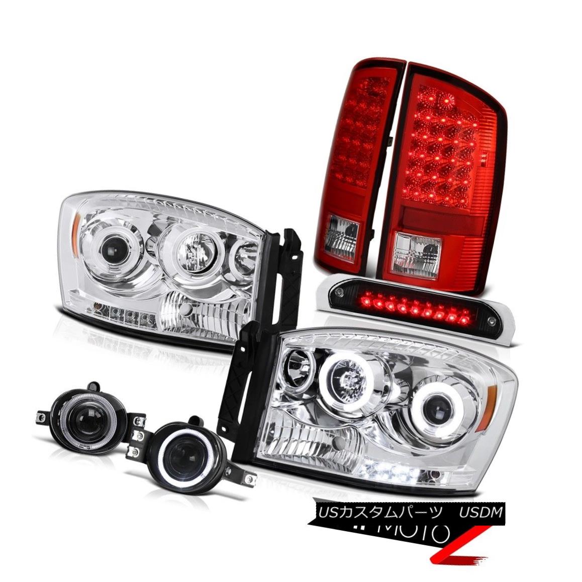 ヘッドライト Clear Headlights Red Tail Lights Projector Foglights Stop LED 2006 Ram SRT-10 クリアヘッドライトレッドテールライトプロジェクターフォグライトストップLED 2006 Ram SRT-10 【並行輸入品】