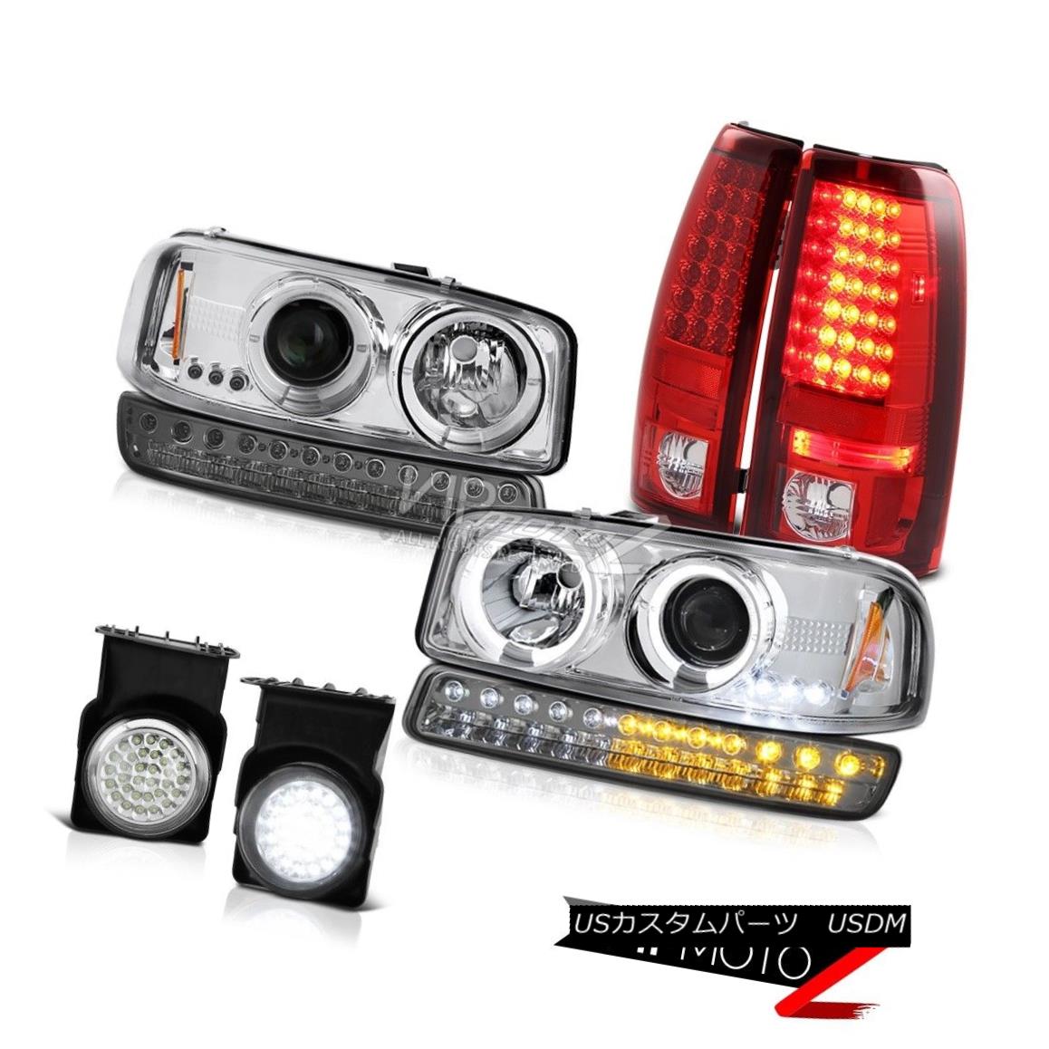 ヘッドライト 03-06 Sierra 6.0L Fog Lamps Bloody Red SMD Tail Smokey Parking Lamp Headlights 03-06 Sierra 6.0LフォグランプブラッディレッドSMDテールスモーキーパーキングランプヘッドライト 【並行輸入品】