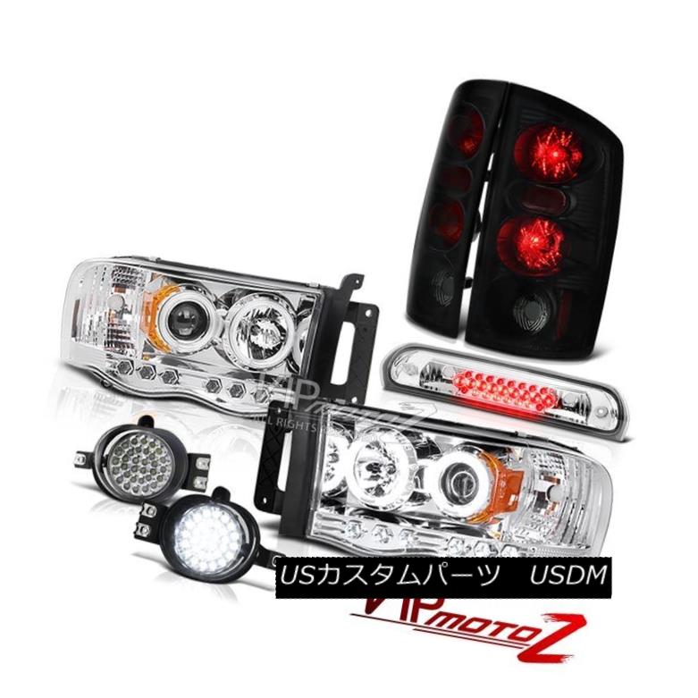ヘッドライト 2002-2005 Ram WS Headlights CCFL Halo Smoke+Black Tail Lights LED Fog 3rd Brake 2002-2005 Ram WSヘッドライトCCFL Halo Smoke + BlackテールライトLED Fog 3rdブレーキ 【並行輸入品】