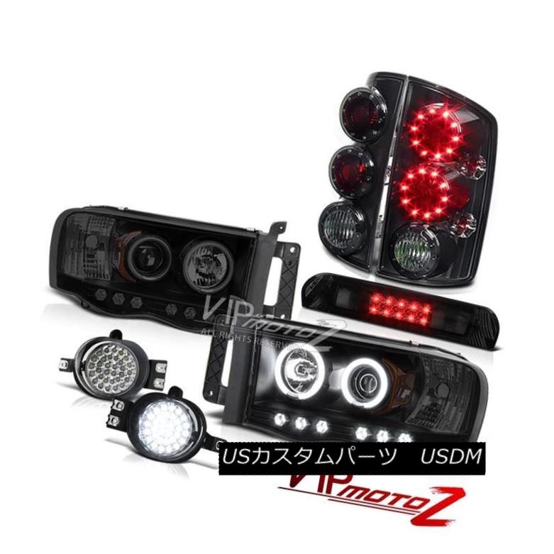 ヘッドライト Devil's CCFL Ring DRL Headlights Smoke LED Tail Lamps SMD Fog 02-05 Dodge Ram 悪魔のCCFLリングDRLヘッドライトスモークLEDテールランプSMDフォグ02-05 Dodge Ram 【並行輸入品】