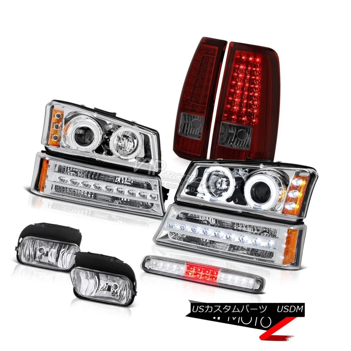 ヘッドライト 03 04 05 06 Silverado Chrome High Stop Lamp Fog Lights Tail Parking Headlights 03 04 05 06 Silverado Chromeハイストップランプフォグライトテールパーキングヘッドライト 【並行輸入品】